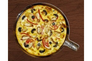 Курица с грибами - большая